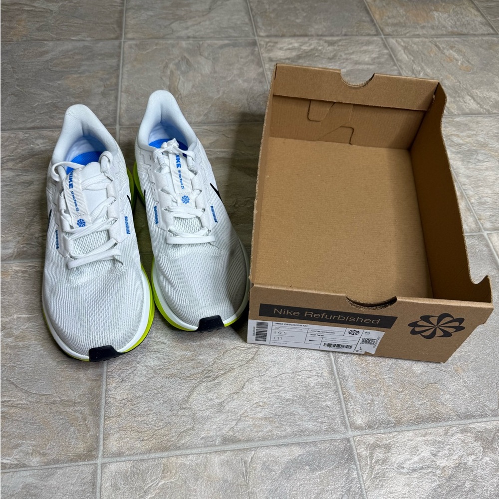 Nike Air Zoom Structure 25 White Cyber Black Mens Shoe Size 8.5 DJ7883-108
